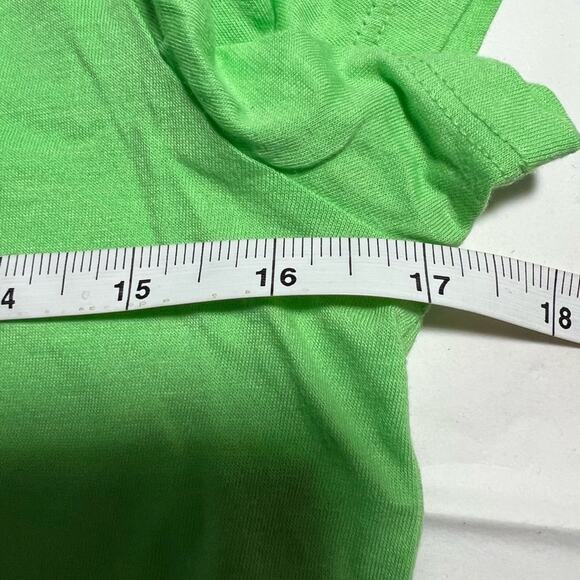 BP Womens Lime Green T-Shirt XS Cotton/Modal Blend Short Sleeve Crew Neck - Picture 5 of 6
